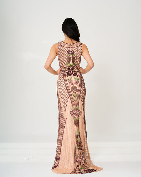 Blossom Mosaic Elegance Gown