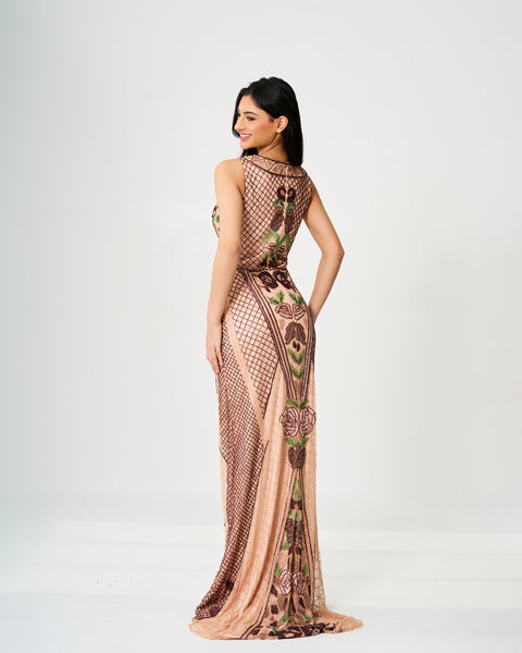 Blossom Mosaic Elegance Gown